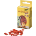 Glasmozaïek rood vierkant 1 x 1 cm, 300 stuks
