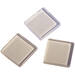 Acrylmozaïek 1 x 1 cm transparant wit-ecru 205 stuks