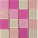 Acrylmozaïek ass. 10 kleuren totaal 2460 steentjes