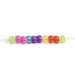 Kralen Glitter 9 mm, +/- 1800 stuks