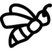 Glas in lood kader insecten 6 designs, 24 stuks