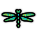 Glas in lood kader insecten 6 designs, 24 stuks