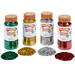 Glitter biologisch afbreekbaar 120 gram assorti, 4 stuks