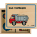 Rolf Puzzels - Puzzelserie voertuigen, 10 stukjes per puzzel