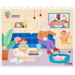 Rolf More - Verticale puzzel woonkamer