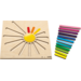 Rolf Puzzels - Reliëfpuzzel ontdek de grootte - regenboogstralen - 15 stukjes