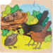 Rolf Puzzels - Groeipuzzel merel 4-lagen, 36 stukjes