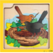 Rolf Puzzels - Groeipuzzel merel 4-lagen, 36 stukjes