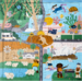 Rolf Puzzels - Puzzelserie landen, 4 stuks