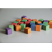 Rolf More - Gekleurde blokjes van RE-Wood, 2 x 2 x 2 cm, 150 stuks