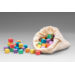 Rolf More - Gekleurde blokjes van RE-Wood, 2 x 2 x 2 cm, 150 stuks