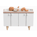 Commode voor poppenhoek, wit