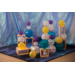 Stralende bouwstenen kleur, 12 stuks