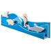 Speellijst water voor aan de muur voor speeldieren, blauw