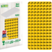 BiOBUDDi Education bouwplatenset 1x blauw, 1x groen, 1x rood en 1x geel
