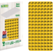 BiOBUDDi Education bouwplatenset 1x blauw, 1x groen, 1x rood en 1x geel