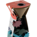 Zand-watermolen gerecycled 'Blue Marine'