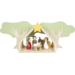 Small Foot - Houten Kerstkribbe Speelset