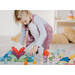 Grimm's - bouwset Lara - mandala - bloem - puzzel - set van 73