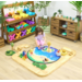 Tuff tray | Interactieve kleine wereld strand- en zeegebied
