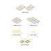 MODU Educatieset klein, Sand Grey / Honey Yellow