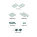 MODU Educatieset klein, Ocean Mint / Forest Green