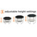 Tuff tray | zeshoek | Groen, 73 cm met frame