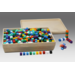 Gewichtskubussen in 10 kleuren (1000 stuks), in RE-Wood® doos