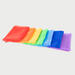 Regenboog organza stof