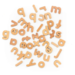 Magnetische houten letters