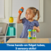 Fidget Tubes, sensory trio