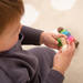 Speelfiguren, regenboog, van hout