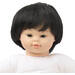 Pop zacht Aziatisch met lang haar, 30 cm, Les Pluminis