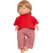 Pop meisje Europees met haar en kleding, 40 cm, Les Pluminis