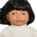 Pop meisje Oriëntaal met haar en kleding, 40 cm, Les Pluminis