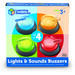 Zoemers met licht en geluid (set van 4)