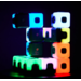 Lichtgevende kubussen, sequentie, set van 15 stuks
