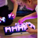 Lichtgevende kubussen, sequentie, set van 15 stuks