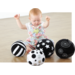 Activiteiten sensorisch ballen zwart en wit zachte 4 stuks