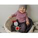 Soft baby toys - Crispy Comforter Teddy Boo Black