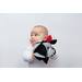 Soft baby toys - Montessori Ball with mirror White