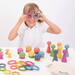Ringen, regenboog, van hout