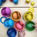 Speelset groot, regenboog, van hout