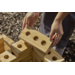 Blokken, lichtgewicht, zacht hout, 30 stuks