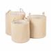 Mand Ebby wit, set van 3