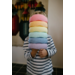 Stapelstein® Original Mini Rainbow Pastel, set van 6 stuks