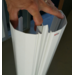 Vingerbeschermingsprofiel extreme 195 cm wit