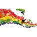 De regenboogdrol - Kamishibai vertelplaten