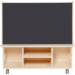 Bordenkar Ahorn 1x magnetisch whiteboard, 1x krijtbord