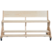 Zitbank Flex 120 cm HPL toplaag ahorn
